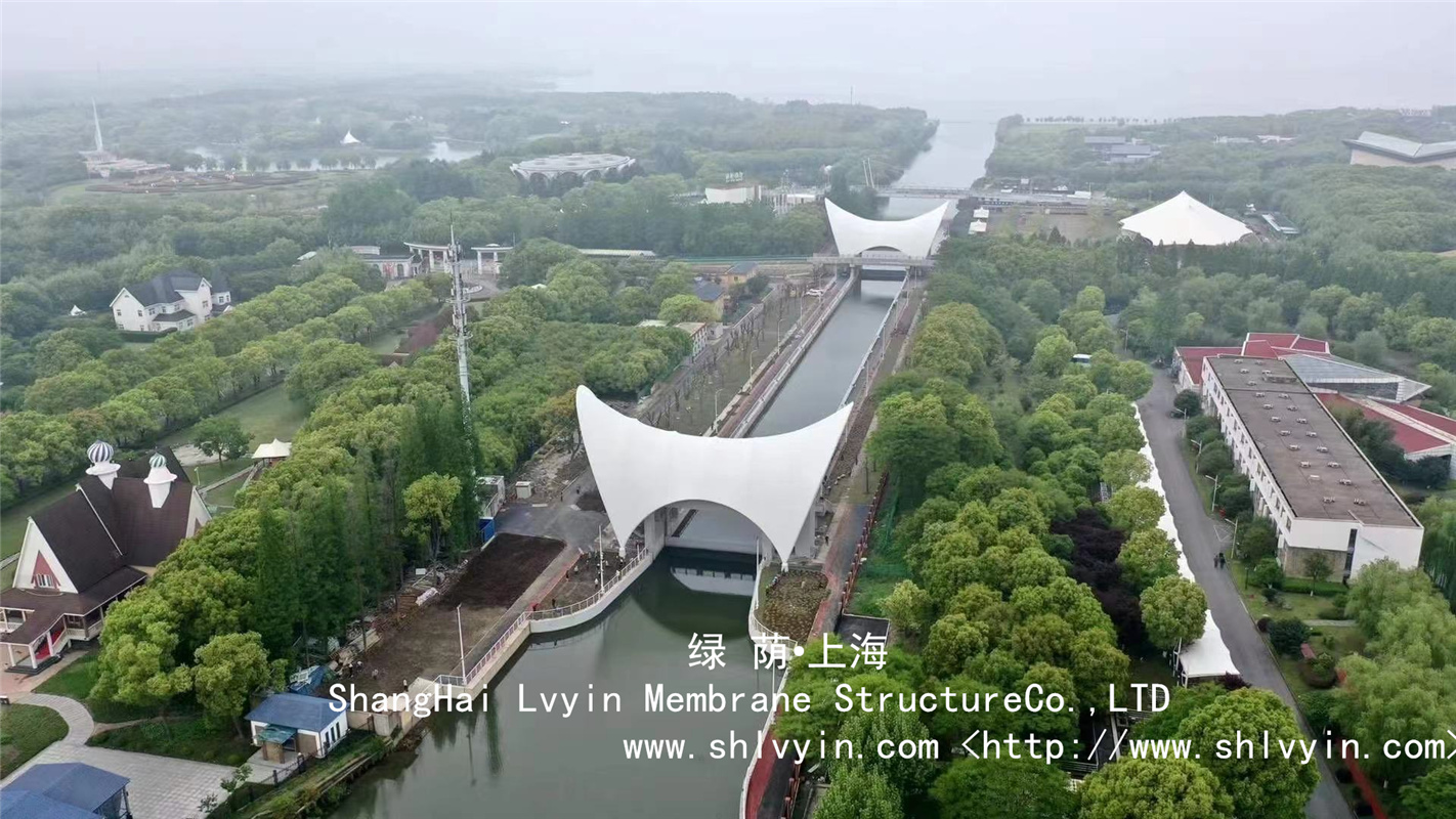 PTFE膜工程--為淀浦河西閘口增添一道靚麗的風景線！